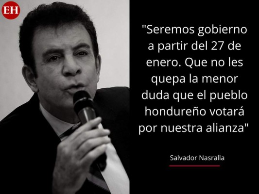 'Yo seré el primer designado presidencial de la fórmula de Xiomara': frases de Nasralla