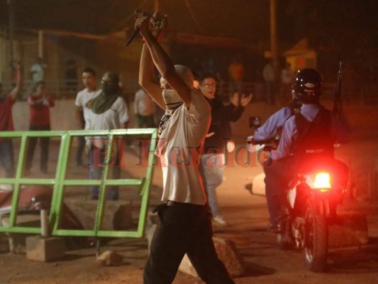 Imágenes de las protestas en La Kennedy en Tegucigalpa