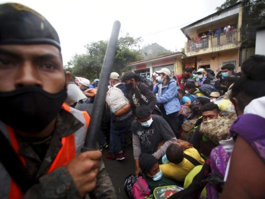 Las 20 fotos más impactantes de la caravana migrante