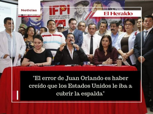 Las frases de la oposición de Honduras para exigir renuncia de JOH