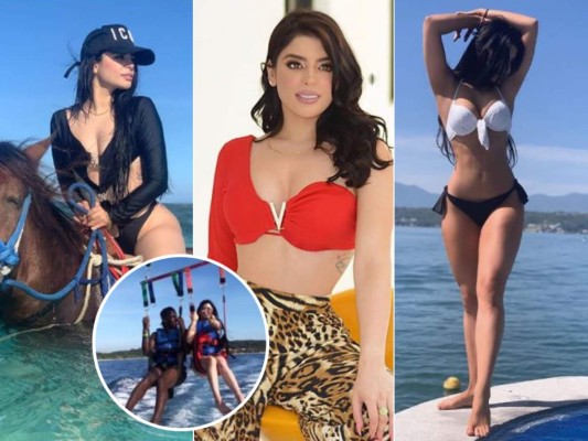 FOTOS: Así es Marian Santos, cantante mexicana que coincidió en Roatán con Alberth Elis