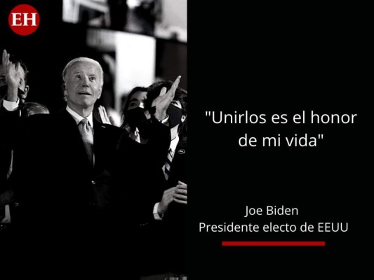 Las frases del primer discurso de Joe Biden, presidente electo de EEUU