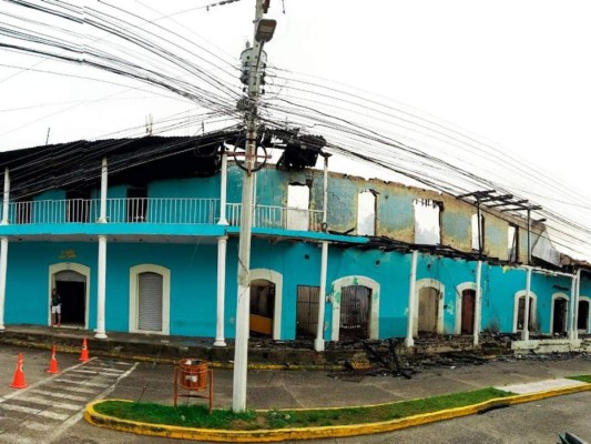 Así era el 'Corredor de los Carrasco', edificio colonial que ardió en llamas