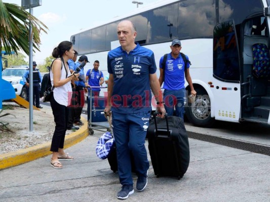 Así fue la salida de la Selección de Honduras a Paraguay