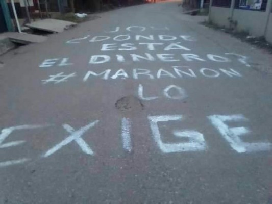 FOTOS: Se expande por toda Honduras la pregunta '¿Dónde está el dinero?'