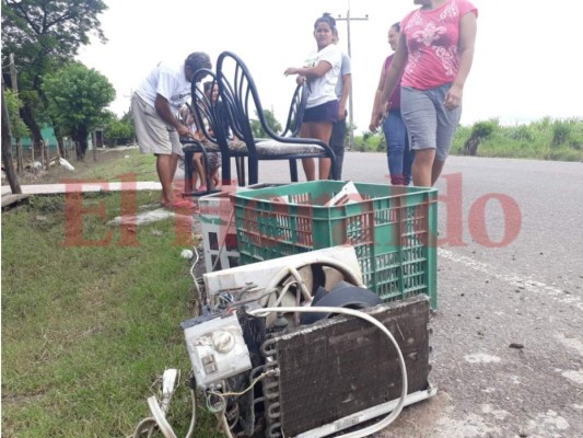 FOTOS: El drama que viven decenas de familia en la zona sur de Honduras tras las lluvias