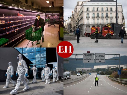 FOTOS: Calles desoladas y más de 114 mil infectados por coronavirus en España