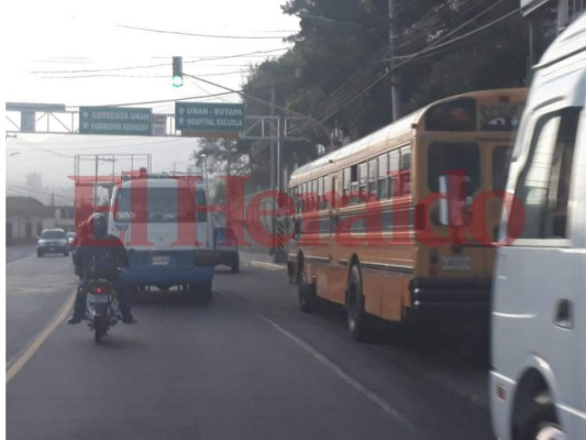 Así es el ambiente que deja el paro de transporte en Honduras