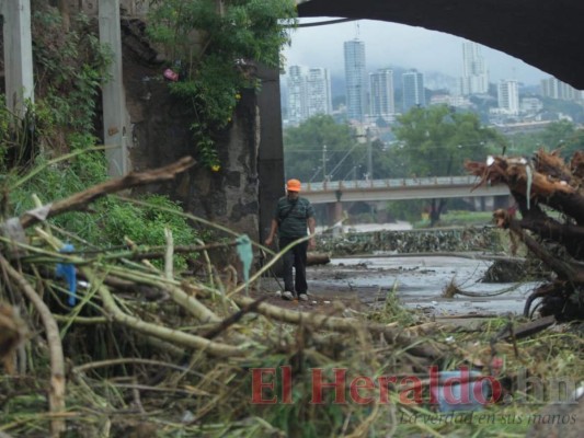 FOTOS: Las huellas de Eta en la capital que reviven la pesadilla del huracán Mitch