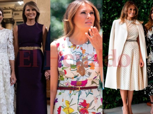 FOTOS: Melania Trump se roba la miradas en cumbre del G-20 por sus coloridos atuendos