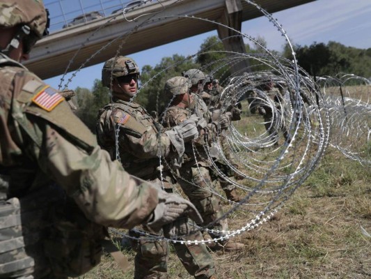 FOTOS: Así resguarda Estados Unidos su frontera sur ante la llegada de caravana migrante