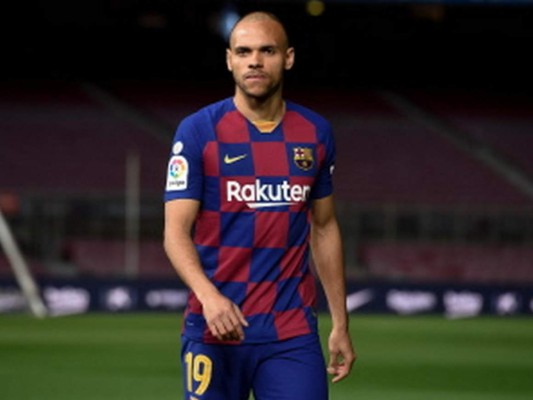 Fotos: Así fue la presentación de Martin Braithwaite en el Barcelona