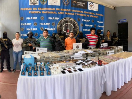 Duro golpe al crimen organizado: millones de lempiras en decomisos y múltiples capturas