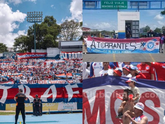 Ultra Fiel invadió Guatemala en el partido de Olimpia y Comunicaciones en Copa Premier