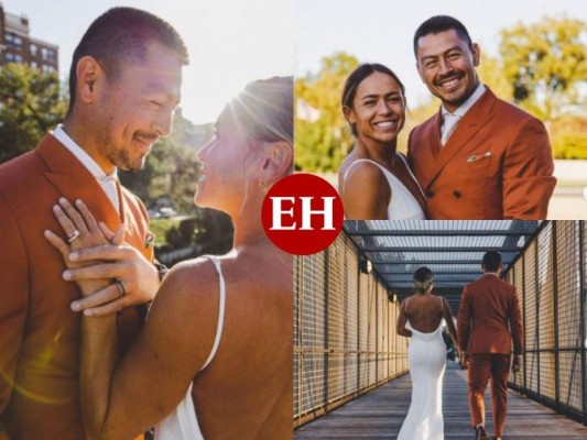 Las románticas fotos de la boda de Roger Espinoza y Lo'eau LaBonta