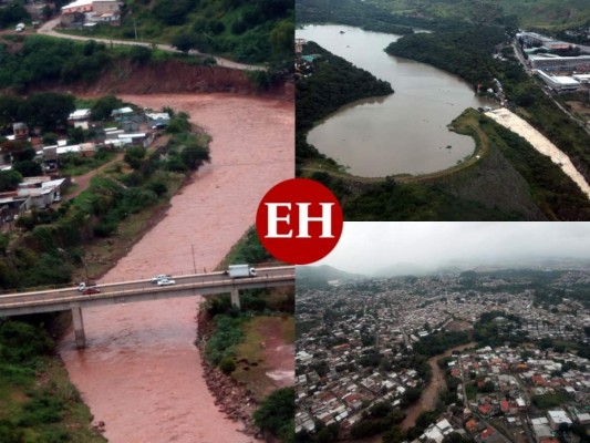 FOTOS: Así se ve desde lo alto la capital de Honduras tras golpe de Eta