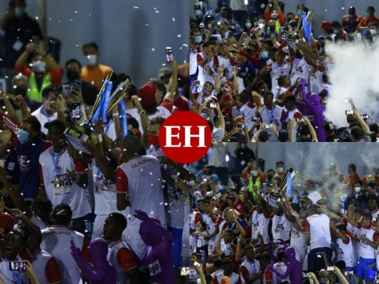 Euforia y emoción total: Así celebró su copa 34 el Olimpia (Fotos)