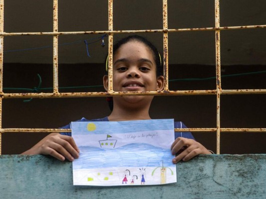 FOTOS: La pandemia del coronavirus vista a través de los ojos de los niños