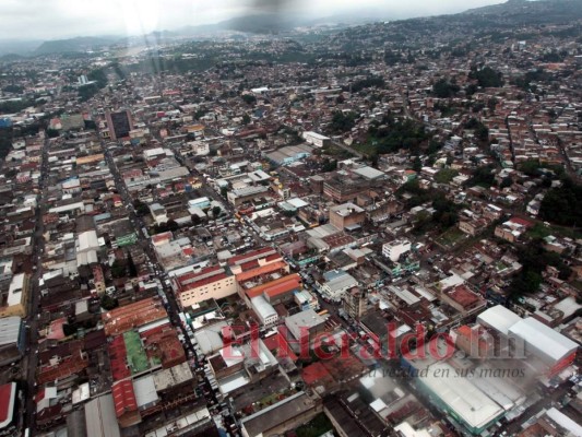 FOTOS: Así se ve desde lo alto la capital de Honduras tras golpe de Eta