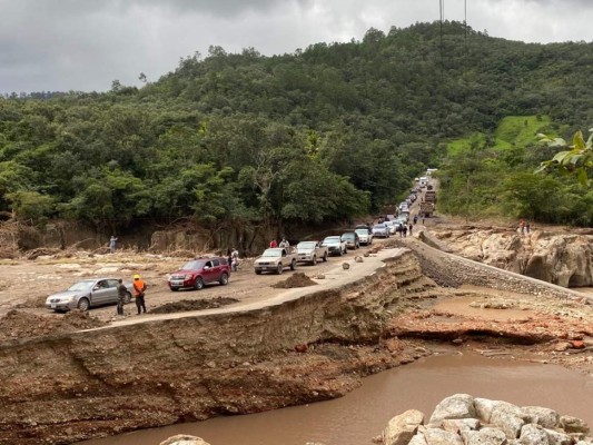 Lugares que se convirtieron en zona de riesgo por derrumbes tras tormentas que azotaron Honduras (FOTOS)