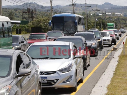 Caravanas vehiculares y operativos: capitalinos vuelven tras Feriado Morazánico