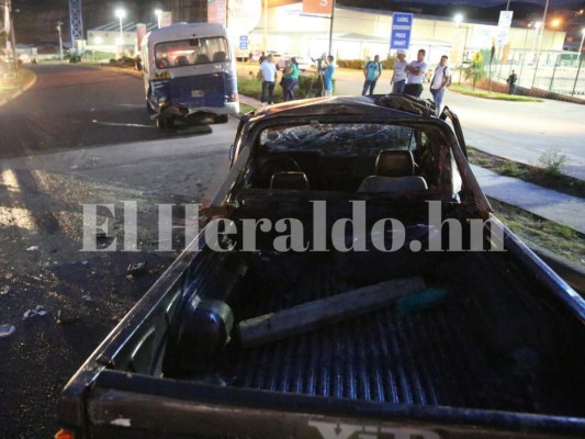 Imágenes del accidente en el anillo periférico que dejó varios heridos