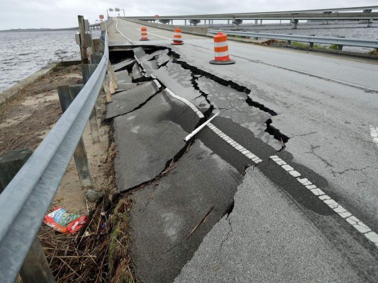 Los destrozos que deja hasta el momento la tormenta Florence