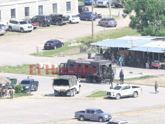 FOTOS: Fuerte presencia militar y policial en la Penitenciaría de Támara