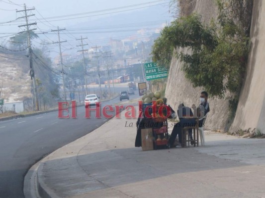 FOTOS: Desesperados por comida, hondureños bloquean carreteras y piden ayuda