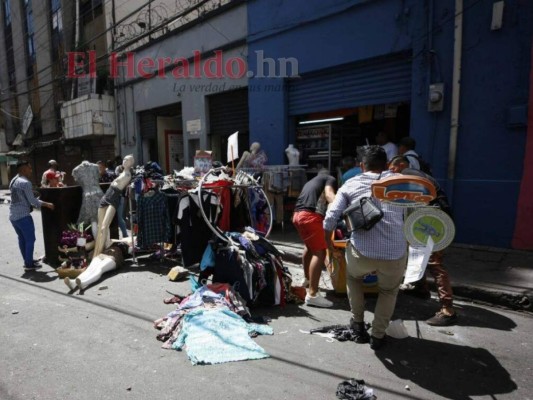 FOTOS: Los daños registrados en protesta de la Plataforma en Tegucigalpa