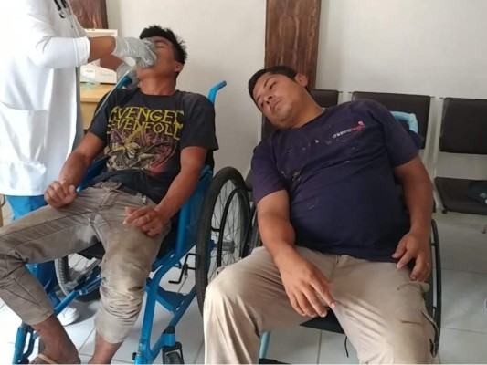 FOTOS: El dramático rescate de las personas que inhalaron monóxico de carbono dentro de un pozo en Copán