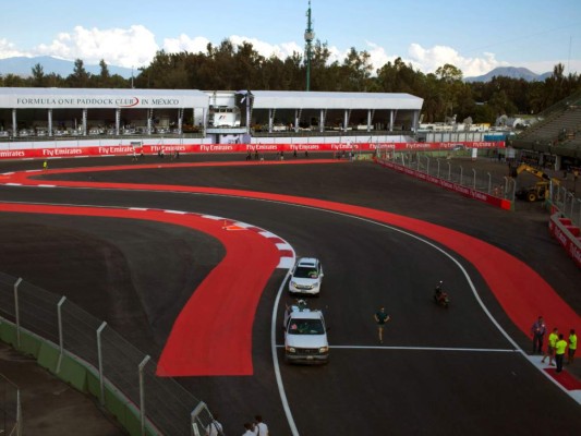 Primeras pruebas del Gran Premio de México de F1 en la Ciudad de México