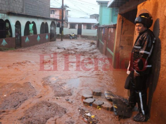 Imágenes de las inundaciones en la capital de Honduras