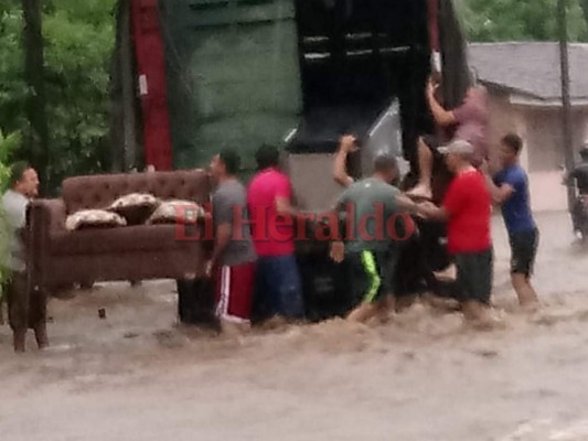 Lluvias están dejando estragos en la zona sur de Honduras