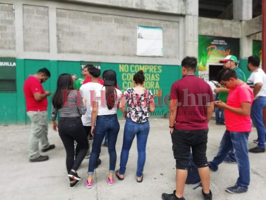 Así está el ambiente previo al duelo de semifinal entre Marathón y Motagua