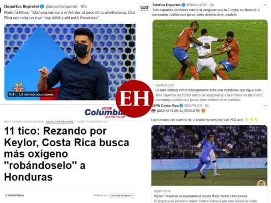 'La Sele necesita rivales débiles': Así opina la prensa de Costa Rica previo al partido ante Honduras