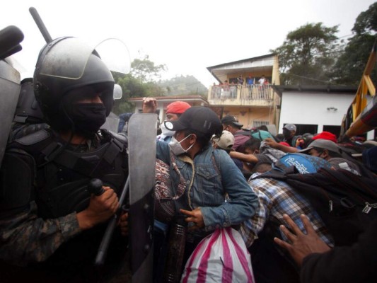 Las 20 fotos más impactantes de la caravana migrante