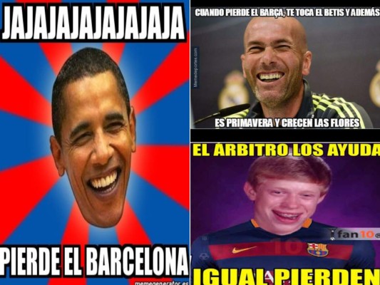 Los mejores memes sobre la derrota del Barcelona a manos del Real Betis en La Liga