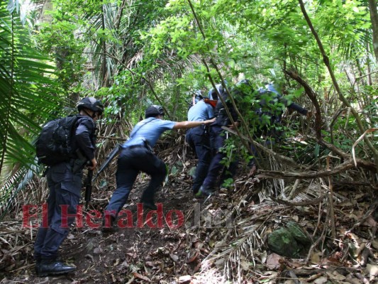 FOTOS: El campamento clandestino que tenía la Mara Salvatrucha en El Merendón