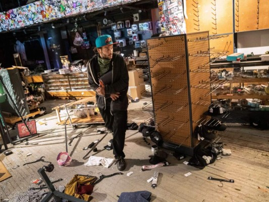 FOTOS: Destrozos y saqueos en Nueva York durante protestas por muerte de George Floyd