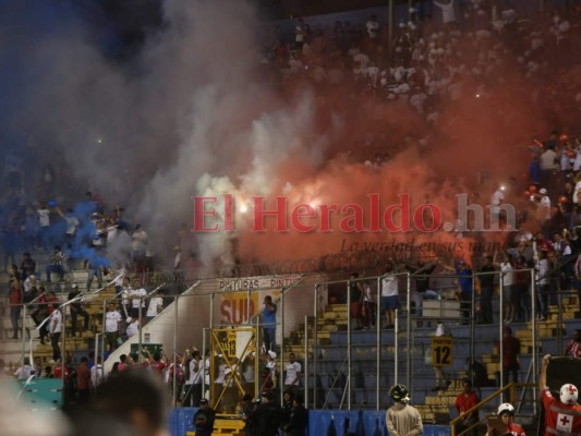 10 fotos que resumen el duelo Olimpia vs Marathón en la jornada 12 del Clausura