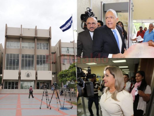 FOTOS: Así llegaron a la audiencia de declaración de imputados los señalados en el caso Arca Abierta