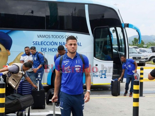 FOTOS: Así viajó la Selección de Honduras a Martinica para disputar la Liga de Naciones de Concacaf   