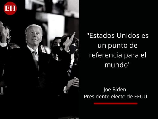 Las frases del primer discurso de Joe Biden, presidente electo de EEUU