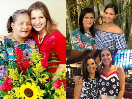 Día de la Madre: Las fotos que reconocidas hondureñas compartieron junto a sus mamás