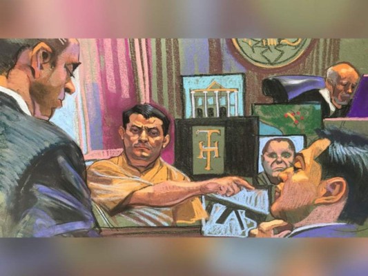 Ilustraciones: Momentos clave del juicio de Tony Hernández