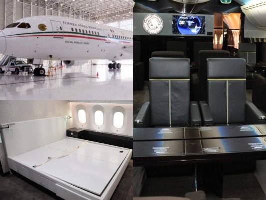 FOTOS: Así es el interior del lujoso avión presidencial de México