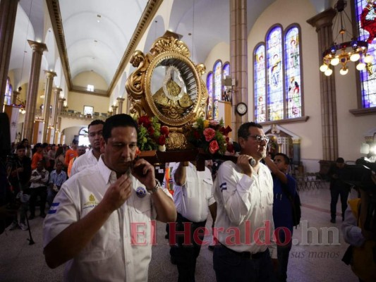 FOTOS: Así fue la peregrinación de Copeco en honor a la Virgen de Suyapa