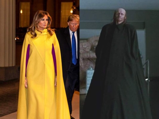 Los divertidos memes por el vestido amarillo de Melania Trump