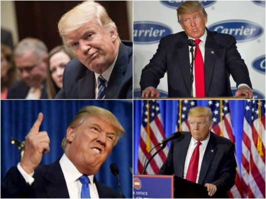 Las mil y una cara de Donald Trump